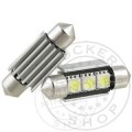TruckerShop LED IZZÓ 24V SZOFITA 36mm FEHÉR CANBUS