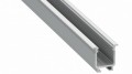 LED Alumínium Profil Beépíthető Mély Horonnyal [W] Ezüst 1 méter