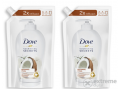 DOVE Restoring Ritual folyékony krémszappan utántöltő, 2x500 ml