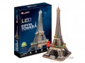 Cubic Fun Világító 3D puzzle Eiffel Tower