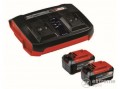 EINHELL PXC induló készlet akku és töltő 2x 5,2Ah & Twincharger Kit, PXC termékekhez