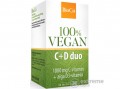 BioCo 100% Vegan C+D Duo, C-vitamin 1000mg + alga D3-vitamin