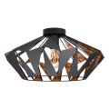 EGLO CARLTON 6 MENNYEZETI LÁMPA E27 1X60W ÁTMÉRŐ:47CM FEKETE/VÖRÖSRÉZ FÉNYFORRÁS NÉLKÜL