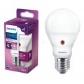 Philips E27 LED 6,5W 806lm 4000K hideg fehér, fényérzékelővel - 60W izzó helyett