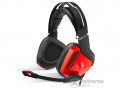 Spirit of Gamer XPERT-H100 mikrofonos gamer fejhallgató, fekete-piros
