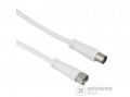 Hama ST antenna kábel, F-Koax, 90db, fehér, 3,5m (122433)