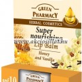 Green Pharmacy szuper tápláló ajakápoló méz és vanília 3,6g