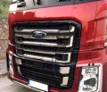 TruckerShop Ford F-Max inox hűtőrács betét szett