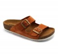 Leon Comfortstep 4010 női narancssárga papucs 36-41 -Birkenstockhoz hasonlatos talppal