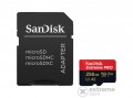 SanDisk SDSQXCZ-256G-GN6MA Extreme Pro microSD SDXC Class 10 UHS-I U3 memóriakártya adapterrel, 256GB