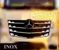 TruckerShop Mercedes Actros MP4 inox hűtőrács dísz szett keskeny fülke