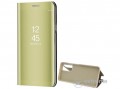 GIGAPACK Mirror View Case álló, aktív flip tok Xiaomi Mi 10T készülékhez, arany