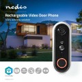 Nedis SmartLife Videó kaputelefon Wi-Fi | Akkumulátoros Áramellátás| Mozgásérzékelővel | Éjjellátó | WIFICDP20WT