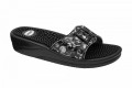 SCHOLL Standard New Massage tüskés papucs fekete-ezüst 36-41
