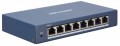 Hikvision DS-3E1508-EI 8 portos gigabit switch; smart menedzselhető