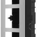 Hikvision DS-KD-ACF3/S Társasházi IP video-kaputelefon szerelőkeret süllyesztéshez; 3 modulos verzió; rozsdamentes acél