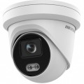 Hikvision DS-2CD2327G2-LU (2.8mm) 2 MP WDR fix ColorVu AcuSense IP dómkamera; láthatófény; beépített mikrofon