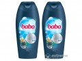 BABA 2 in 1 Vadszeder és Gyömbér férfi tusfürdő, 2x400ml