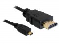 Delock High Speed HDMI-A > micro HDMI-D adapter - 1 m (82661)