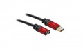 Delock Prémium USB 3.0 Type A apa/anya adapter - 1 m (82752)