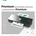 HP Meleglamináló fólia, 80 mikron, A4, fényes, 100 db, &quot;Premium&quot;