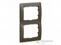 LEGRAND 771206 Galea Life keret 2-es függőleges mélybronz