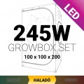 Haladó LED Grow Box szett 245W / 100x100x200