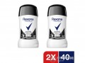 REXONA Invisible Black&White női izzadásgátló stift, 2x40ml