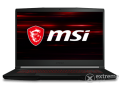 MSI GF63 Thin 10SCXR 9S7-16R412-1286 15.6" FHD gamer notebook, fekete