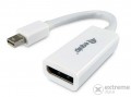 EQUIP 133440 miniDP/DisplayPort átalakító, apa/anya, fehér