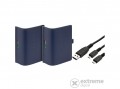 VENOM VS2863 Twin Battery Pack Xbox One akkucsomag, 2db + töltőkábel, 2m, kék