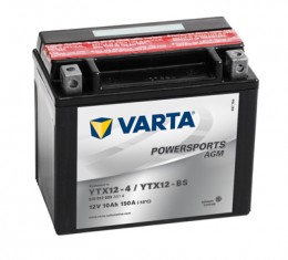 Varta 12v 10ah AGM bal+ YTX12-BS (510012009A514) motor akkumulátor
