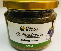 Gőcze Termékek Gőcze padlizsánkrém lilahagymával, 280 ml