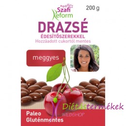 Szafi Reform Eritrites meggyes drazsé, 200 g