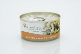 Applaws Cat Konzerv Macskának Csirke+Sütőtök 70G