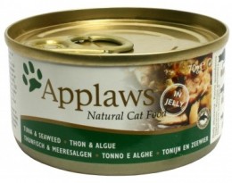 Applaws Cat Konzerv Macskának Tonhallal És Tengeri Algával, Aszpikban, 70G