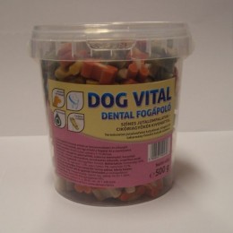 Dog Vital Dental Fogápoló / Színes Jutalomfalatok 500G Jutalomfalat Kutyának