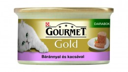 Gourmet Gold Darabok Pástétomban - Báránnyal És Kacsával 85G Eledel Macskának