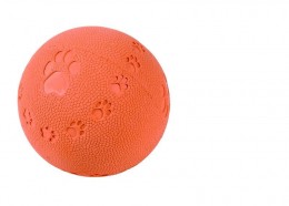 Trixie Gumi Labda Tappancs Mintás Sipoló 6cm Játék Kutyának - TRX34861