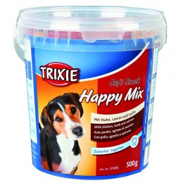 Trixie Soft Snack Happy Mix Vödrös 500gr Jutalomfalat Kutyának - TRX31495