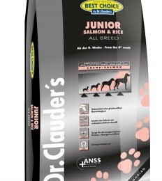 Dr.Clauders (Best Choice) Dog Száraz Junior Salmon&amp;Rice All Breed 4 kg