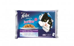 Felix Alutasakos Multipack 4x100g Junior Csirkével És Lazaccal