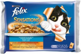 Felix Sensations Sauce Surprise Alutasakos Multipack 4x100g Halas Válogatás Szószban
