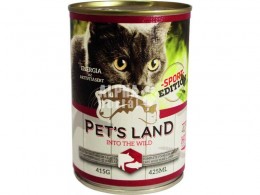 Pet&#039;s Land Pet s Land Cat Konzerv Sport limitált széria 415g