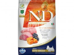 N&amp;D N&amp;D Dog Grain Free bárány&amp;áfonya sütőtökkel adult mini 7kg