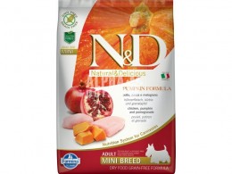 N&amp;D N&amp;D Dog Grain Free csirke&amp;gránátalma sütőtökkel adult mini 7kg