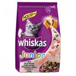 Whiskas Junior száraz macskaeledel csirkehússal 300g