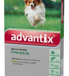 Advantix Spot On 4kg alatt 4x0,4ml