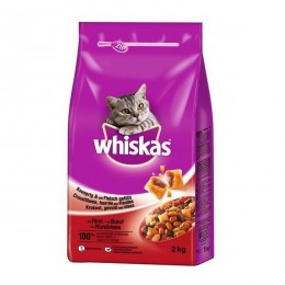 Whiskas Adult száraz macskaeledel marhahússal 300g