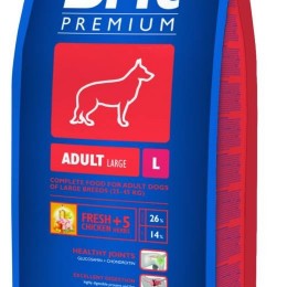 Brit Premium Adult Large 3 kg kutyatáp - felnőtt, nagytestű kutyák számára